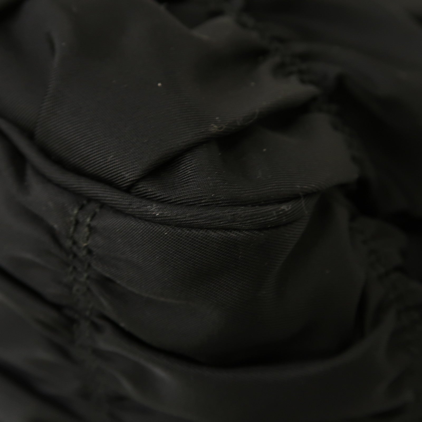 PRADA 尼龍/牛皮皮革2 Way Shoulder金扣手挽肩背兩用袋黑色