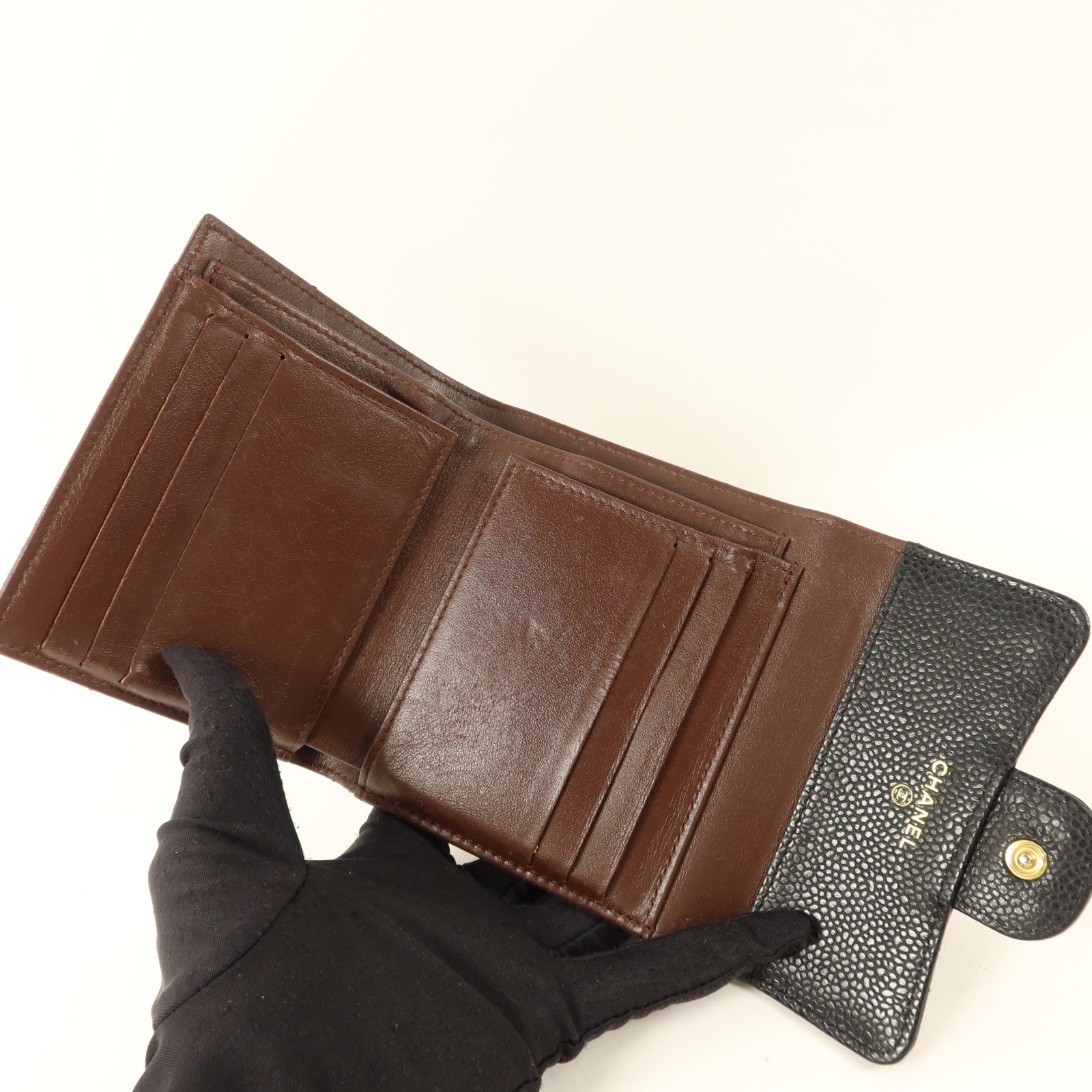 CHANEL 牛皮皮革Classic Small Flap Wallet錢包