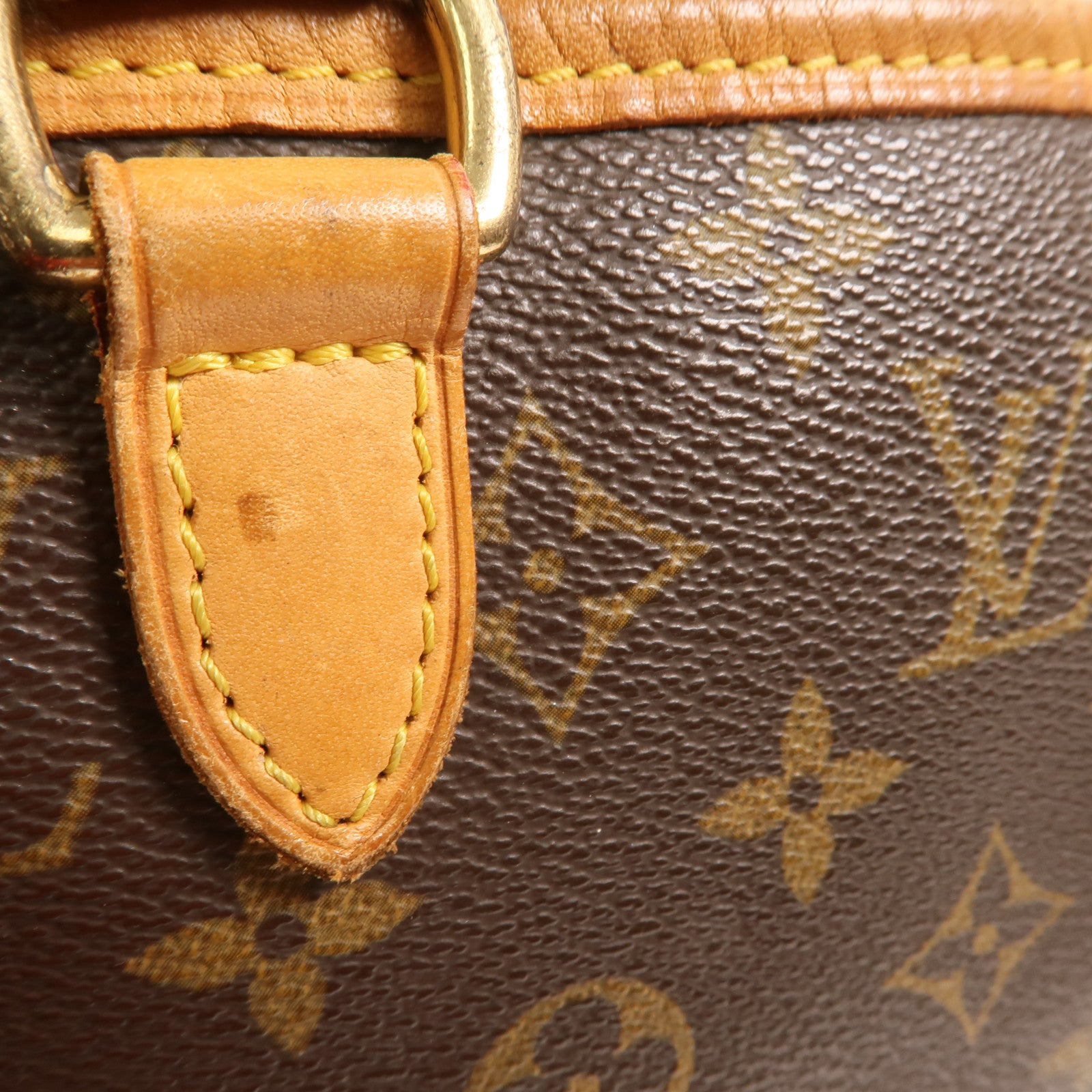 LOUIS VUITTON Monogram Batignolles金扣手挽袋