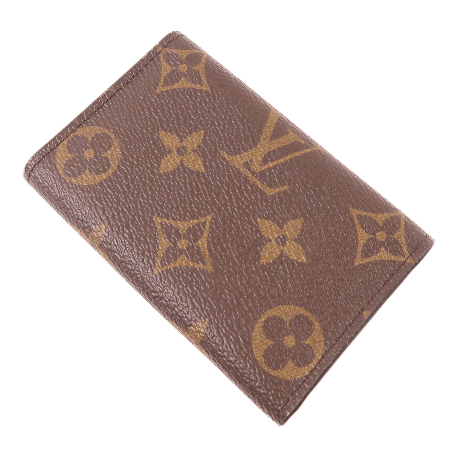 LOUIS VUITTON Monogram 6 Key Holder金扣鎖匙包棕色