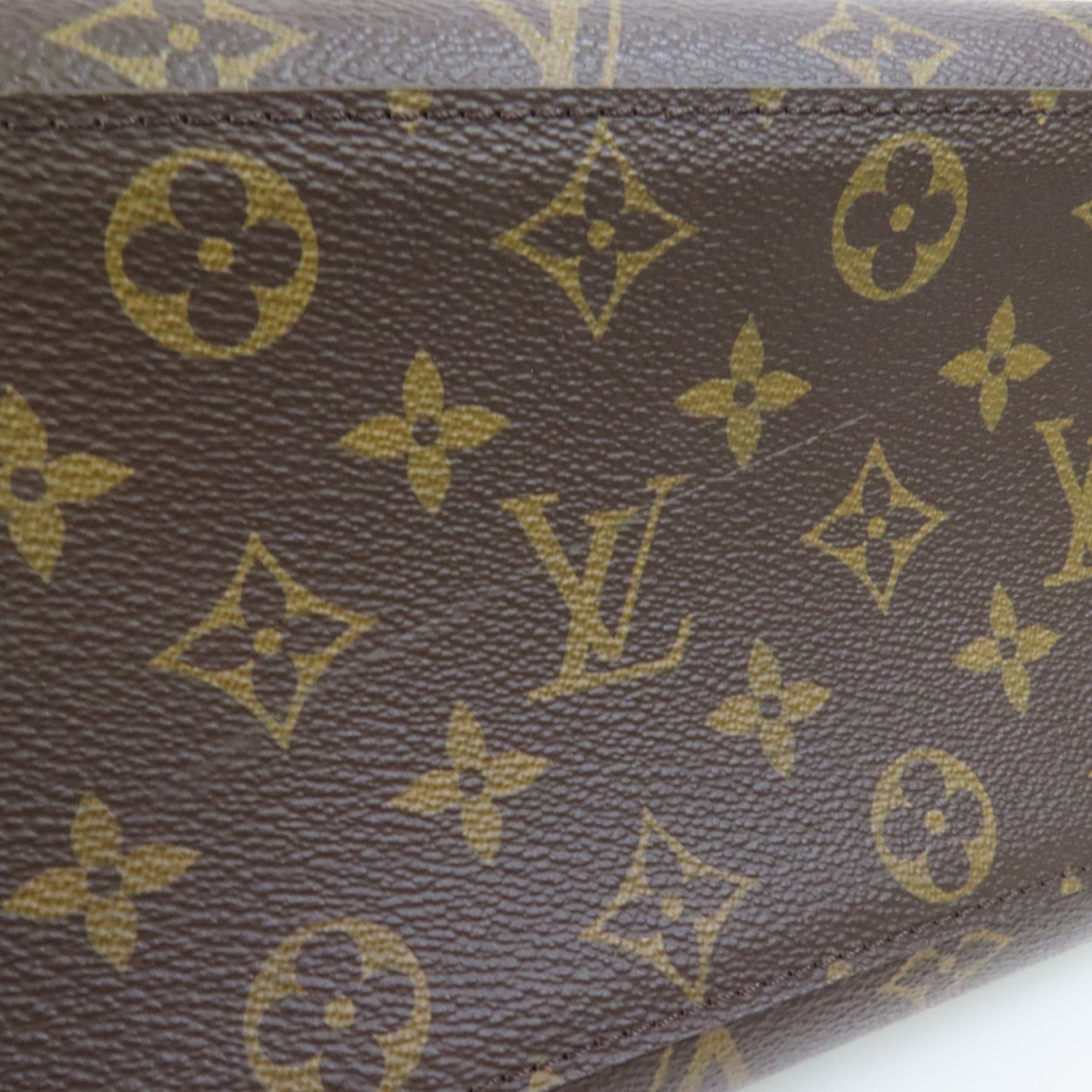 LOUIS VUITTON Monogram/牛皮皮革Florine金扣手挽肩背兩用袋