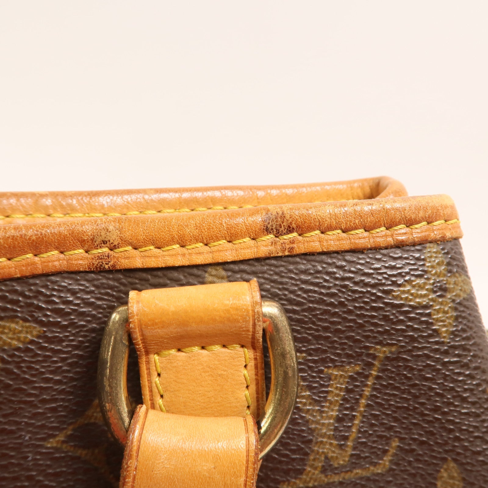 LOUIS VUITTON Monogram Batignolles金扣手挽袋