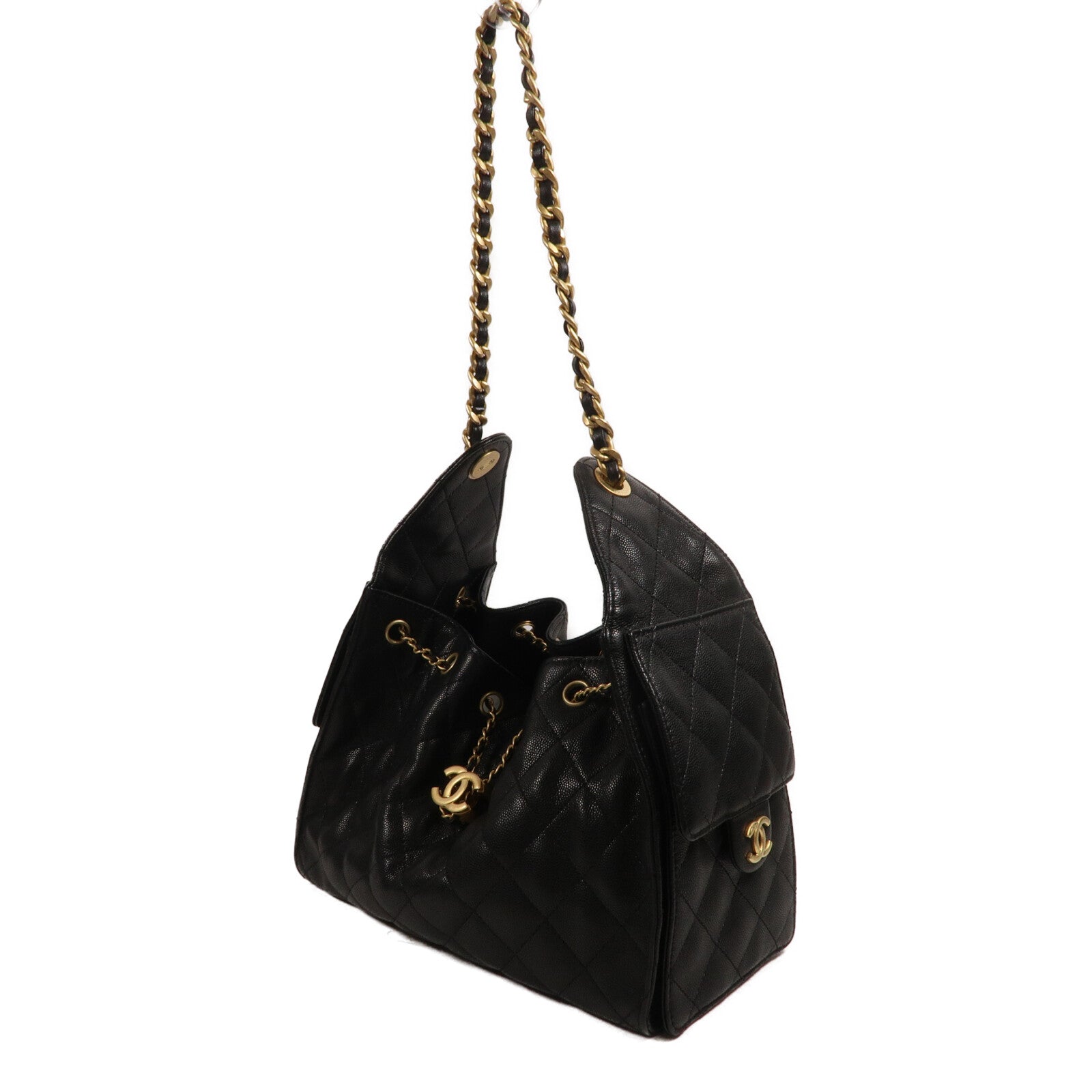 CHANEL 牛皮皮革Chanel 25 Small鏈帶肩背袋