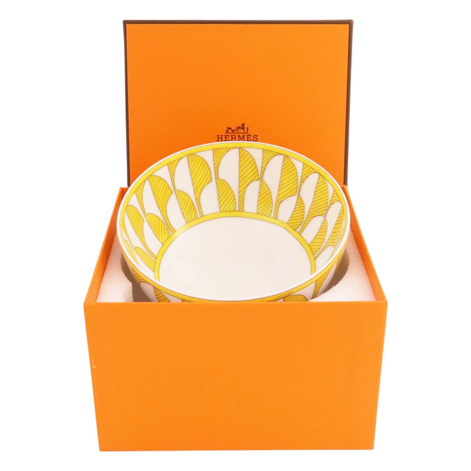 HERMES 陶瓷Soleil d'Hermes Medium Model Bowl陶瓷碗
