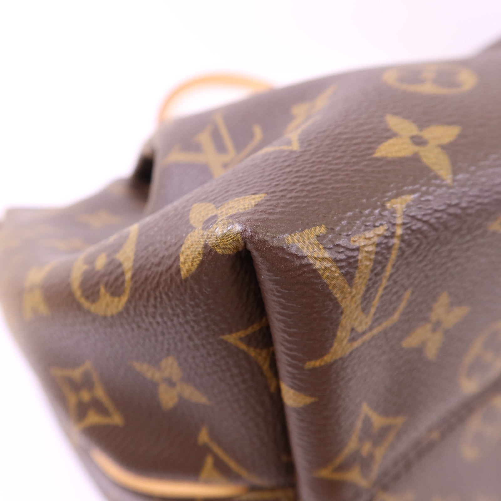 LOUIS VUITTON Monogram Turenne MM金扣手挽肩背兩用袋棕色