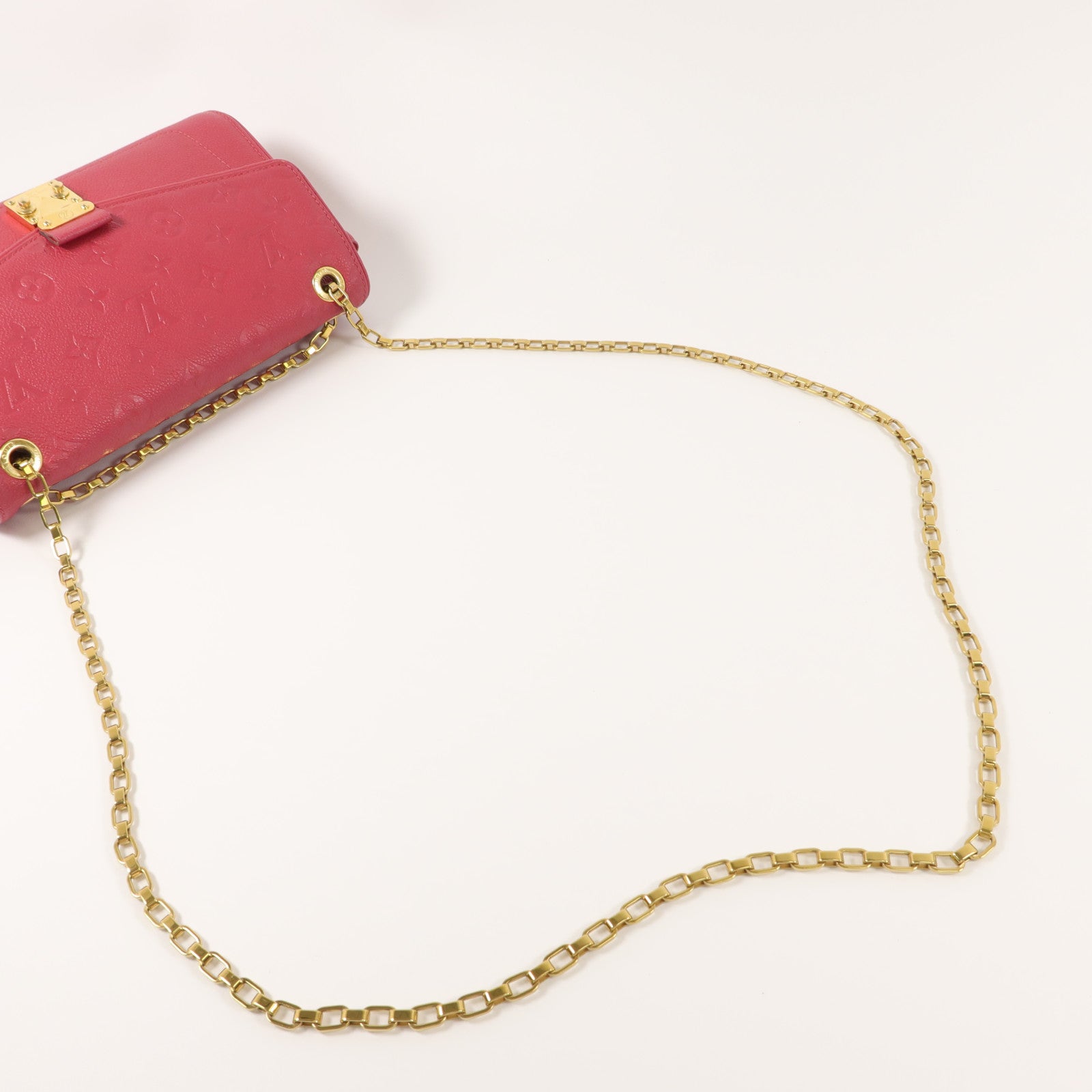 LOUIS VUITTON Monogram Empreinte Saint Germain PM鏈帶肩背袋