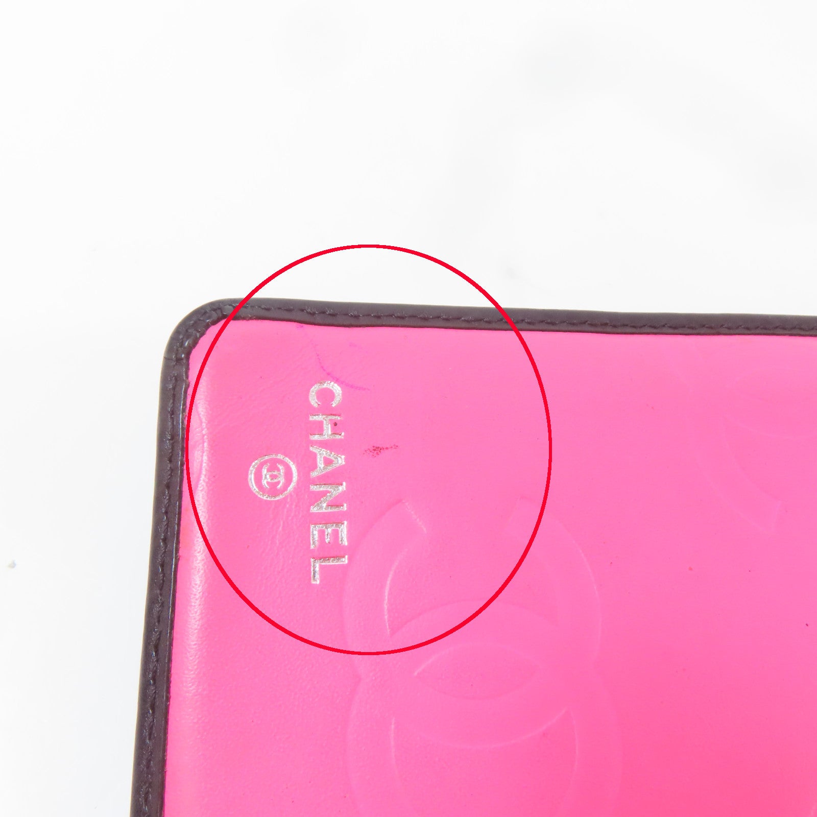 CHANEL 菱格牛皮皮革Cambon Wallet銀扣長錢包黑色