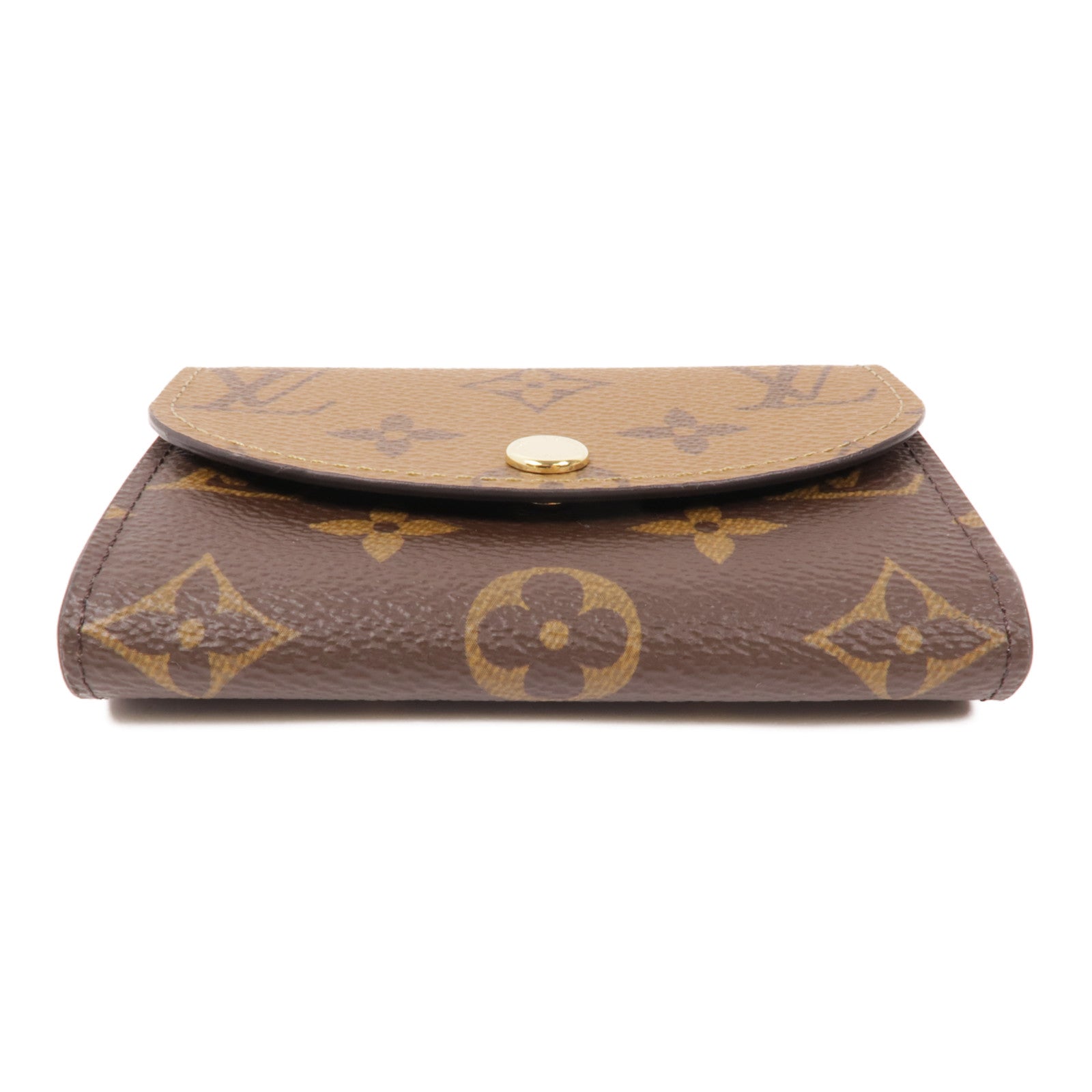 LOUIS VUITTON Monogram Reverse Rosalie Coin Purse金扣零錢包