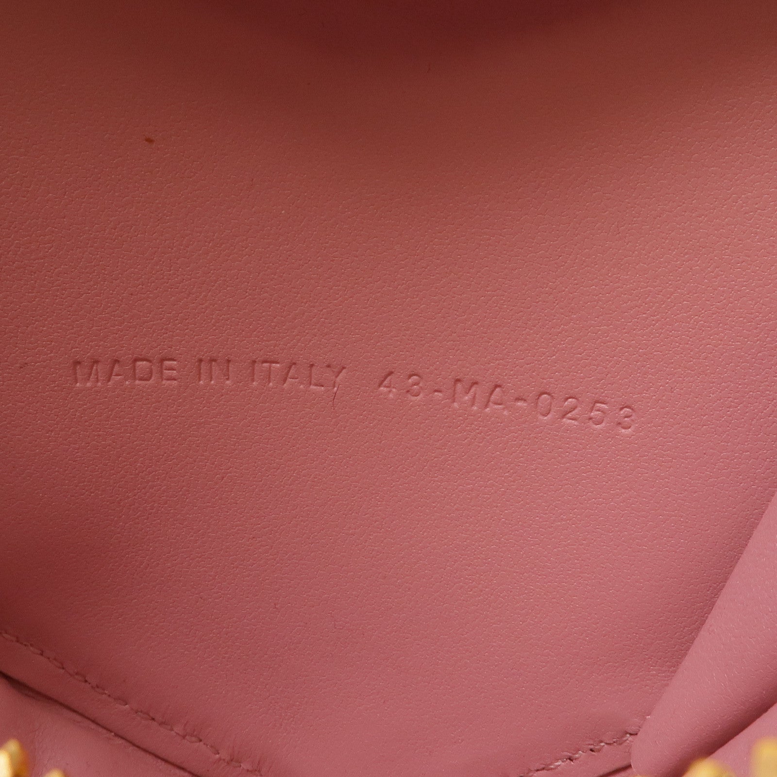 Dior 牛皮皮革Caro Heart Chain Shoulder Bag金扣鏈帶肩背袋