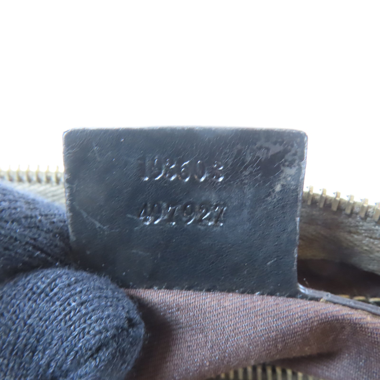 GUCCI GG GHW Boston Bag Hand Bag 193603 Coated Canvas Brown