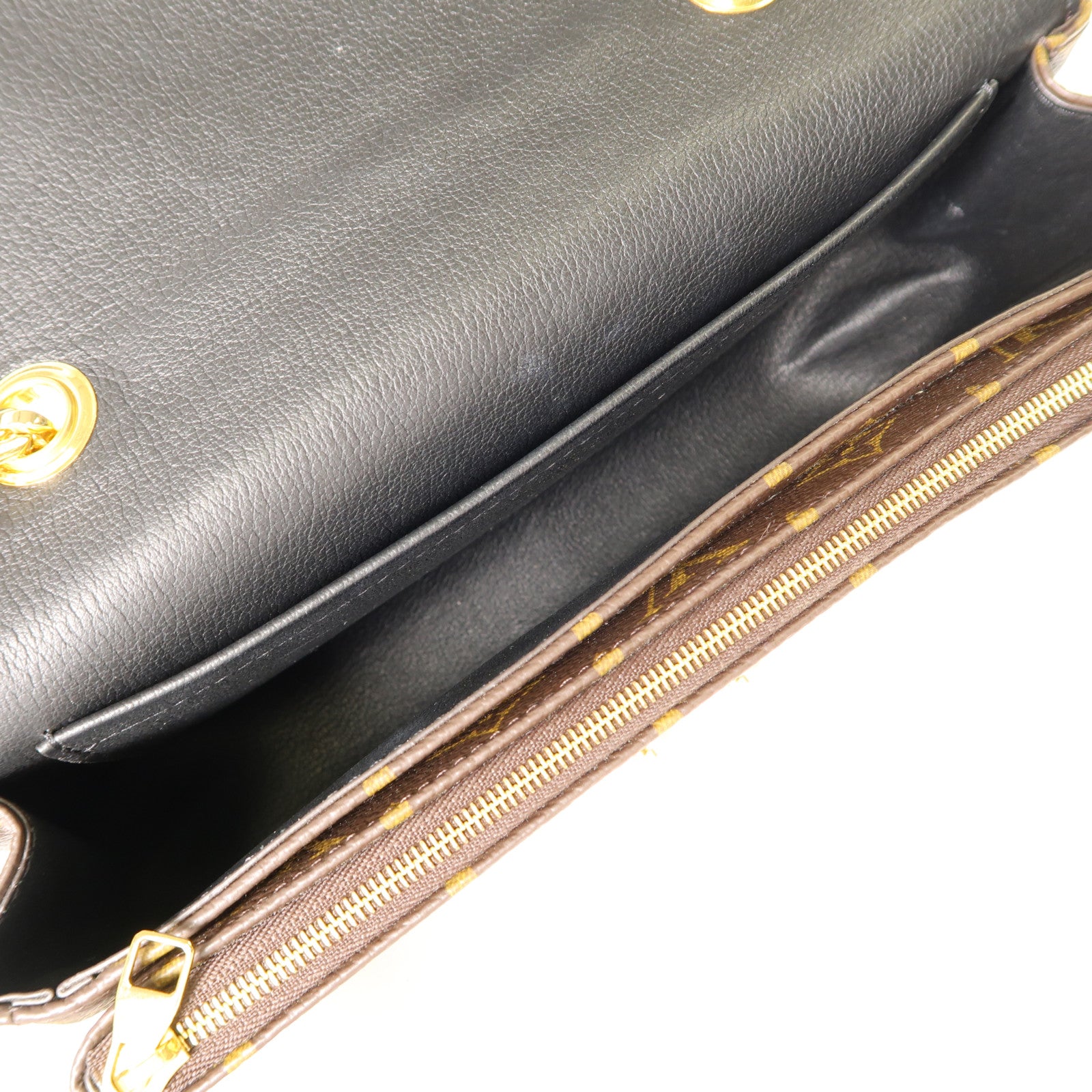 LOUIS VUITTON Monogram Marceau金扣肩背袋棕色