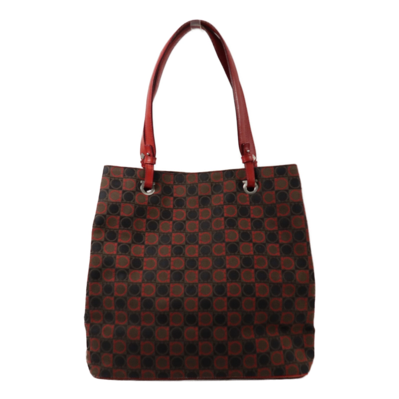 Salvatore Ferragamo 帆布Gancini Tote Bag手挽袋