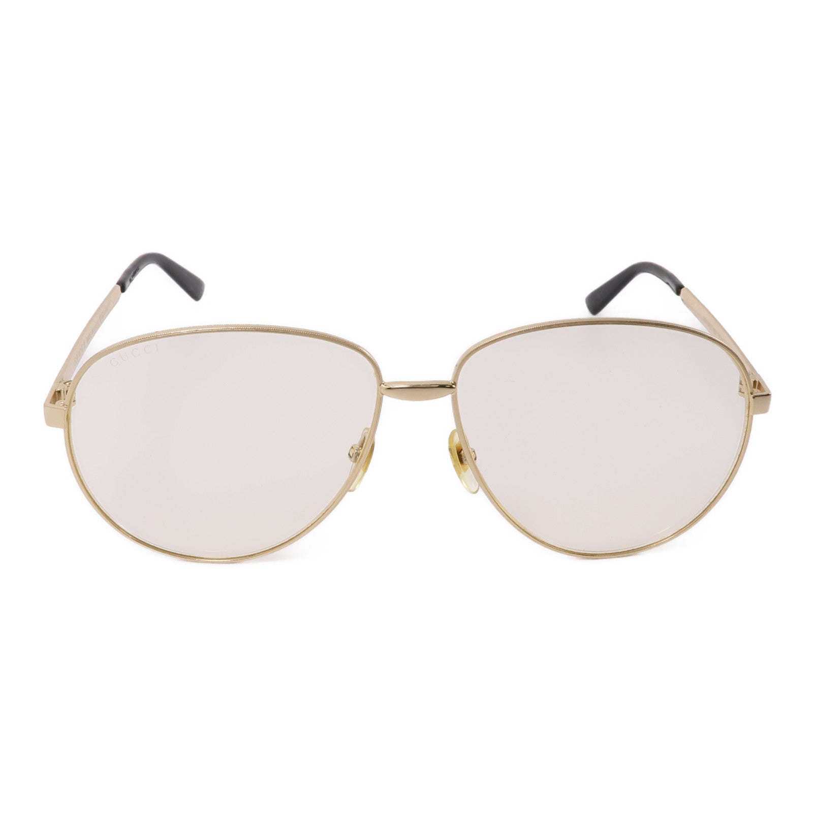 GUCCI 金屬Glasses金扣眼鏡金色