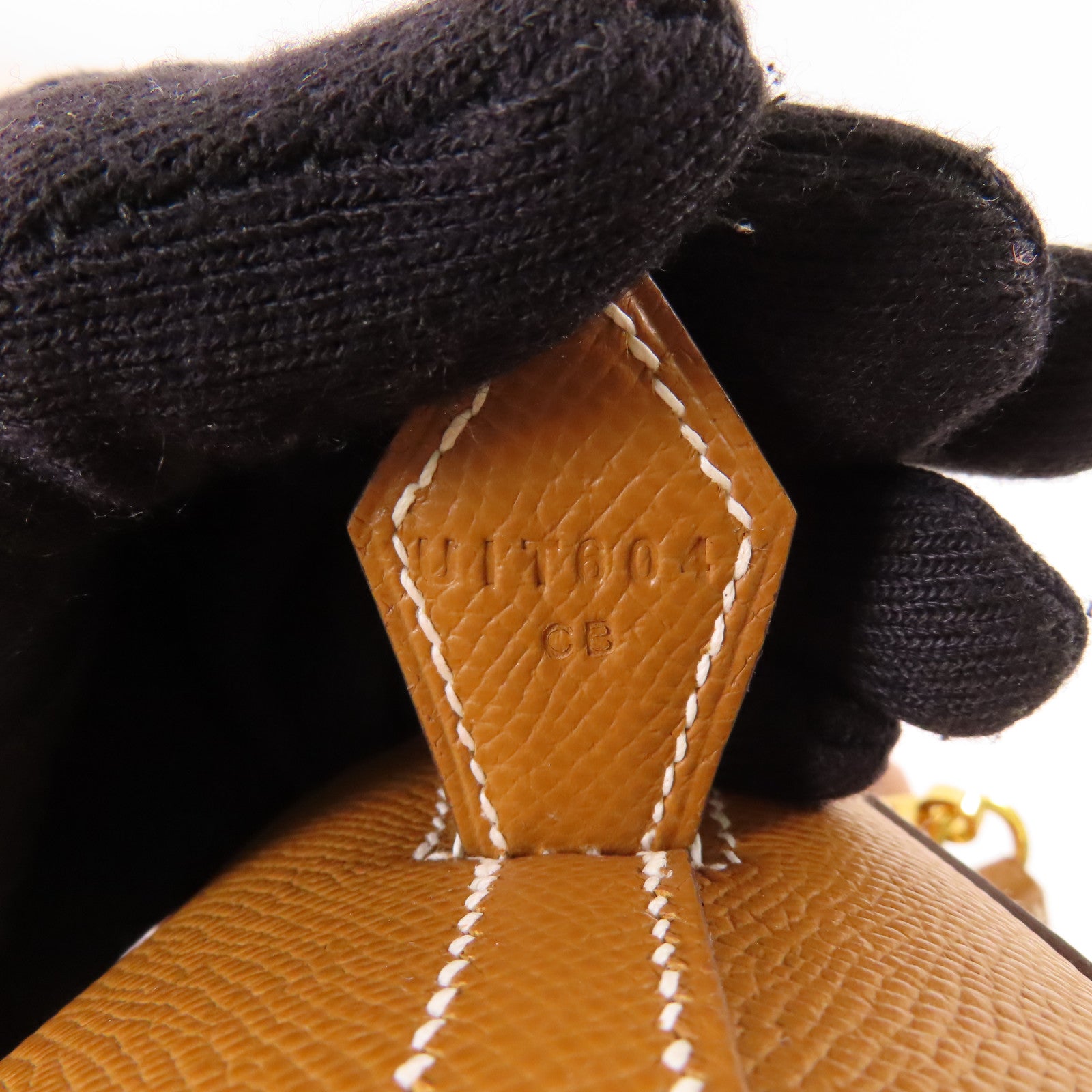 HERMES Epsom皮革Bolide 1923 Desordre 25金扣手挽肩背兩用袋37 Gold