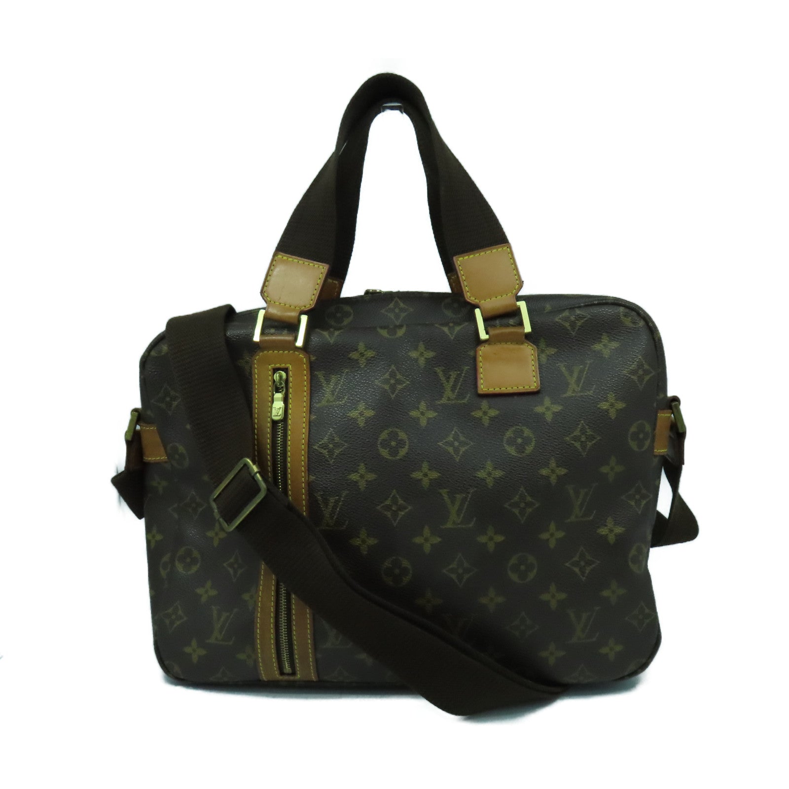LOUIS VUITTON 【激減優惠】Monogram Sac Bosphore金扣手挽肩背兩用袋啡色