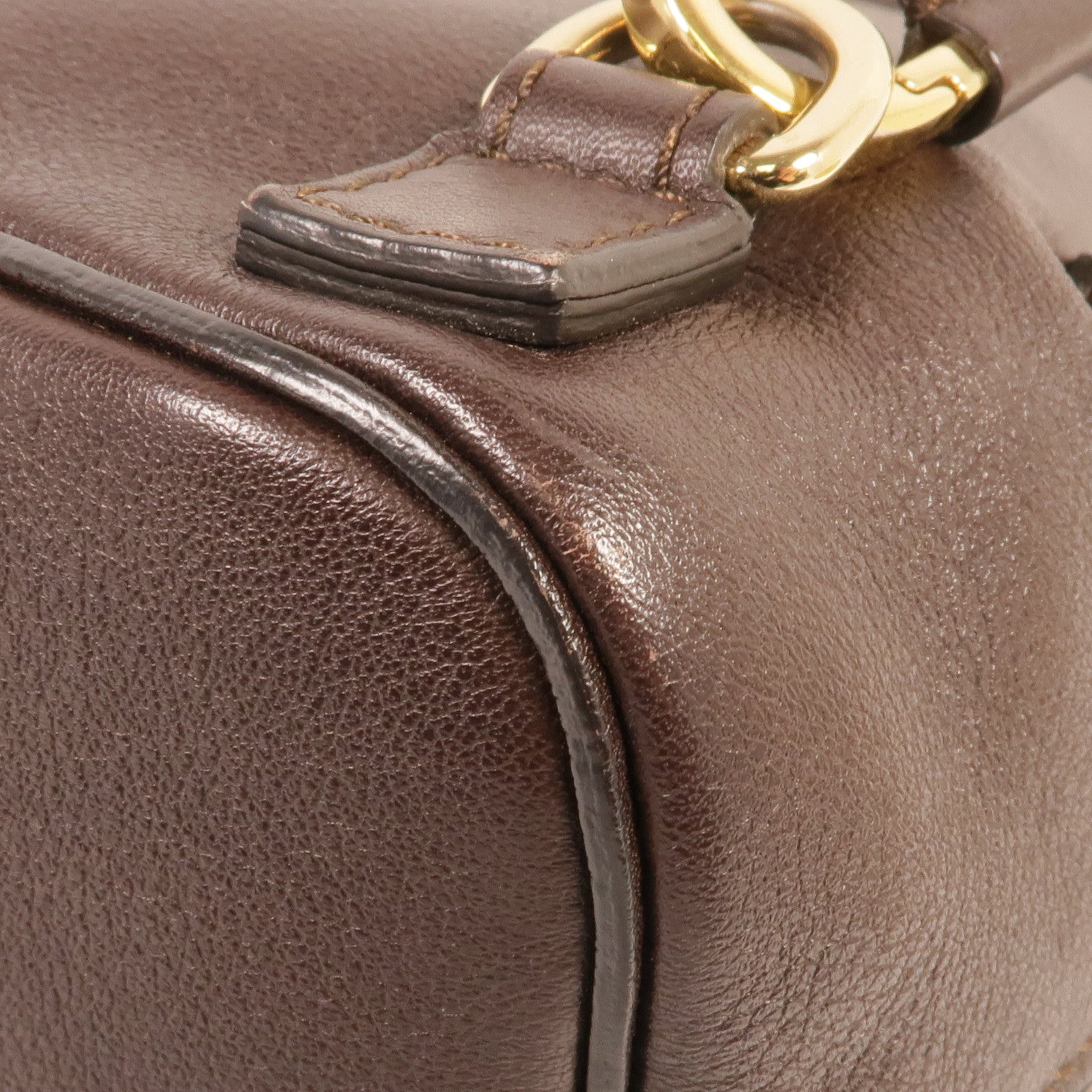 Chloe 牛皮皮革/麂皮皮革Faye Backpack金扣背包肩背兩用袋