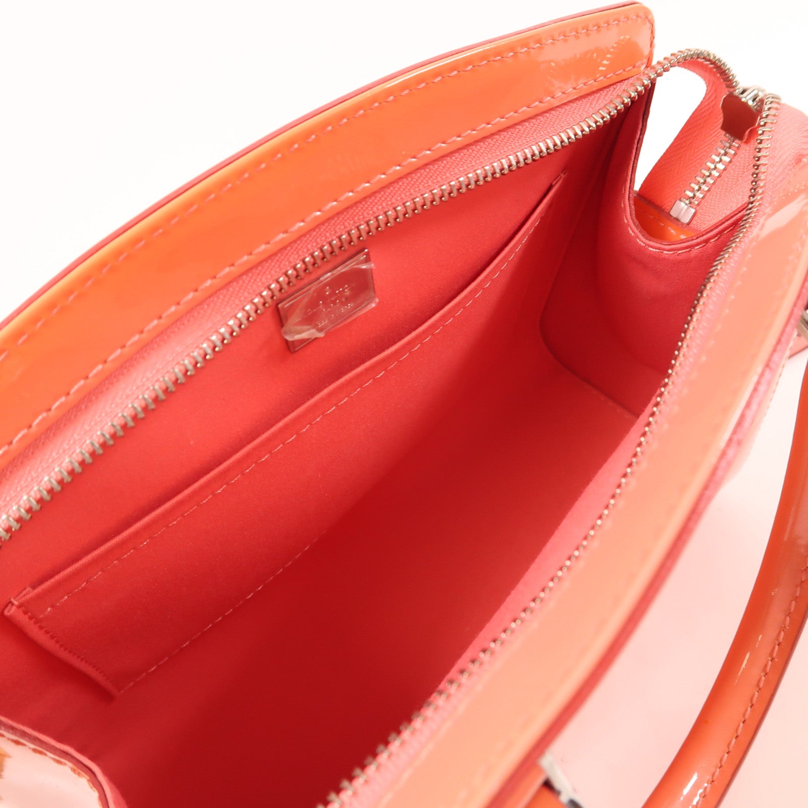 LOUIS VUITTON Monogram Vernis Shoulder Bag銀扣手挽肩背兩用袋