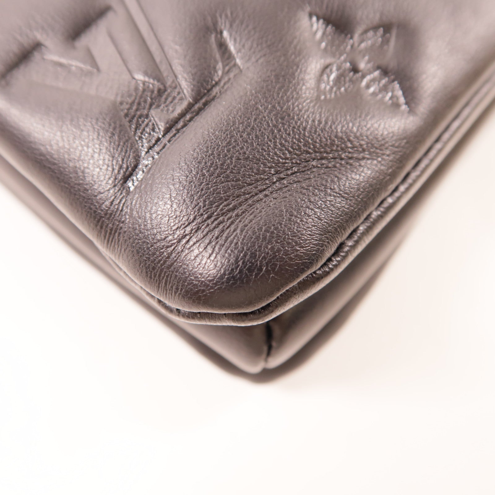 LOUIS VUITTON LV GHW Coussin 2 Way Shoulder Handbag M21259 Monogram Embossed