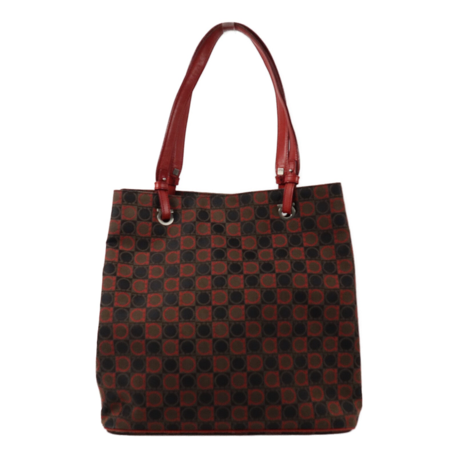 Salvatore Ferragamo 帆布Gancini Tote Bag手挽袋