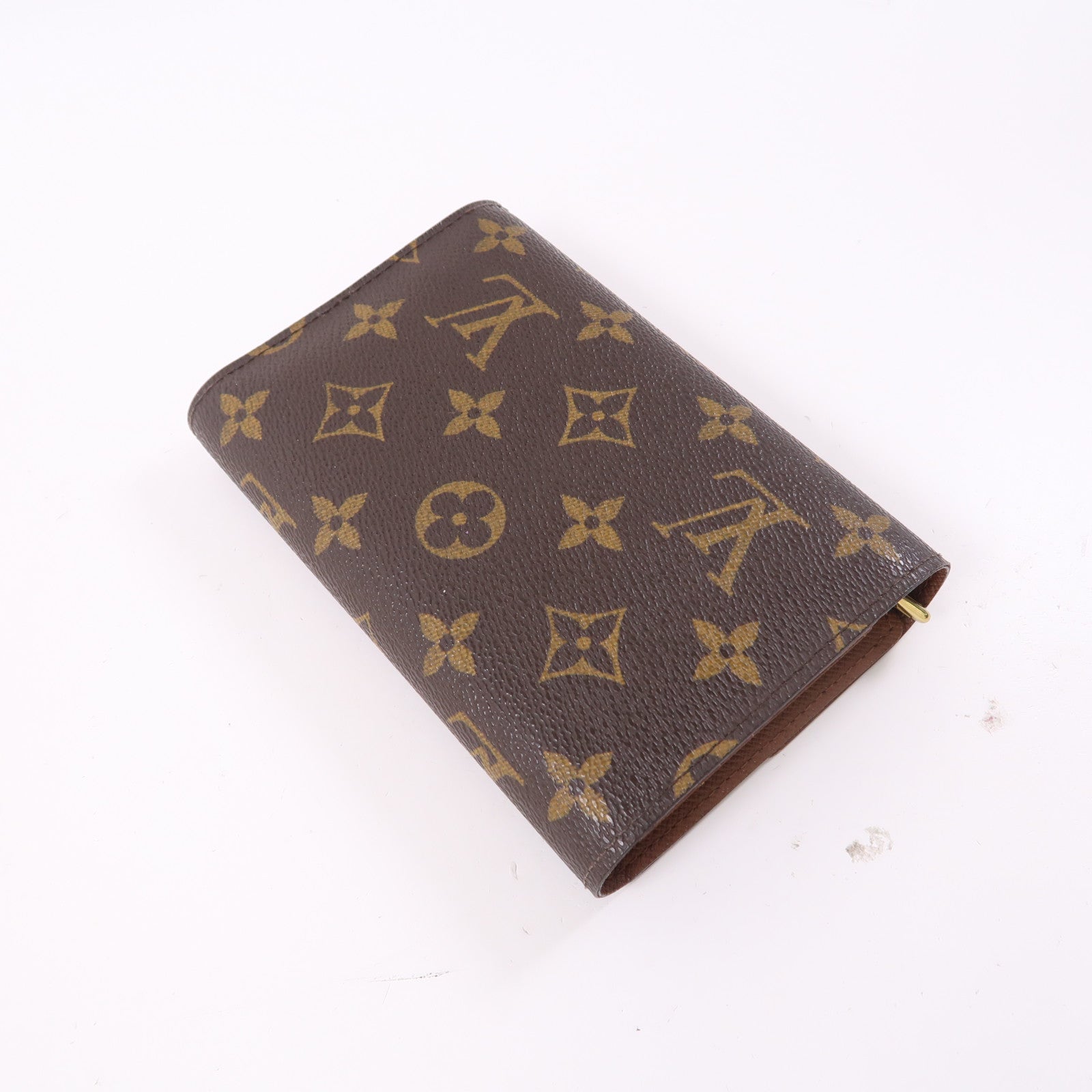 LOUIS VUITTON Monogram Portefeuille Alexandra金扣錢包啡色