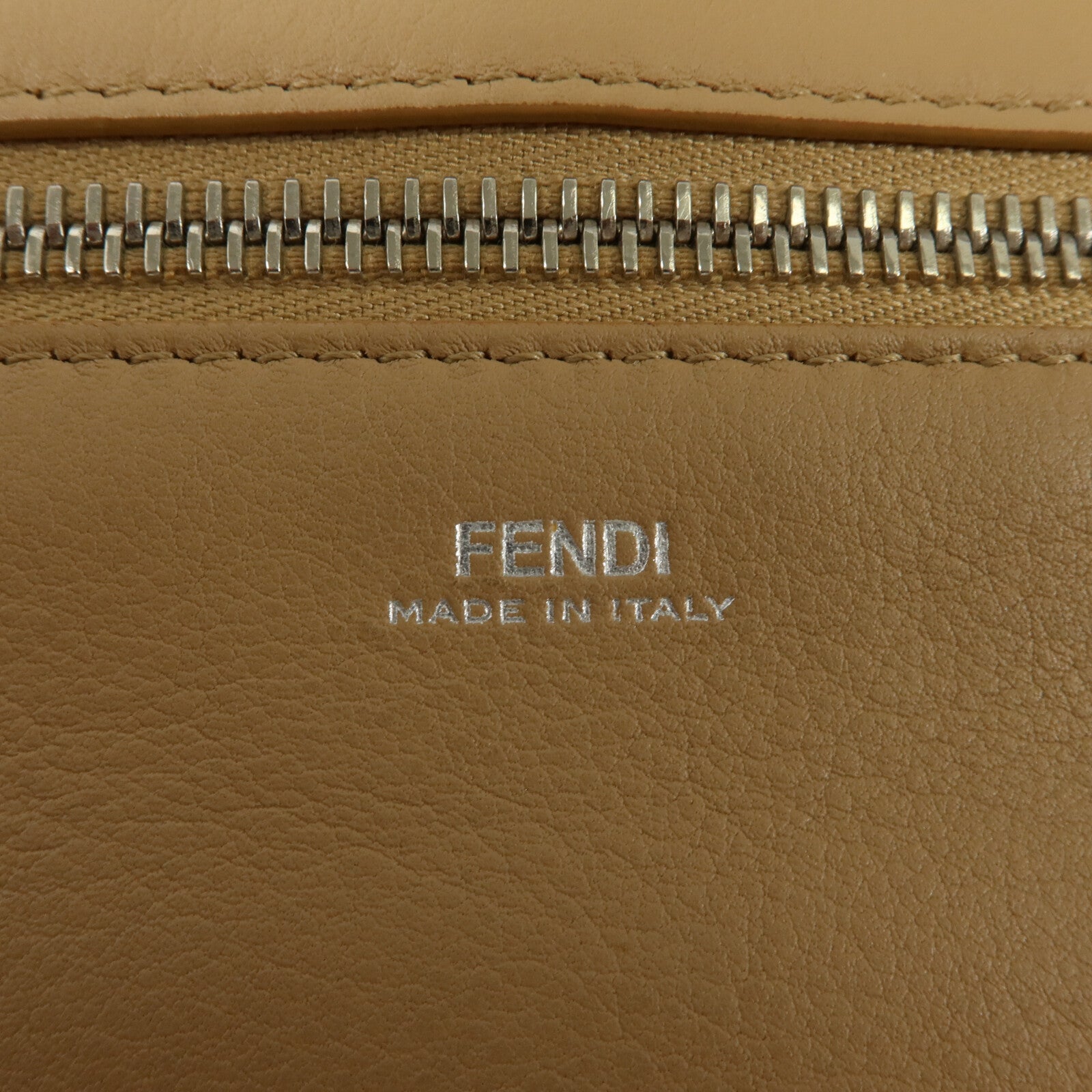 FENDI 牛皮皮革/蛇皮皮革Dotcom Medium手挽肩背兩用袋