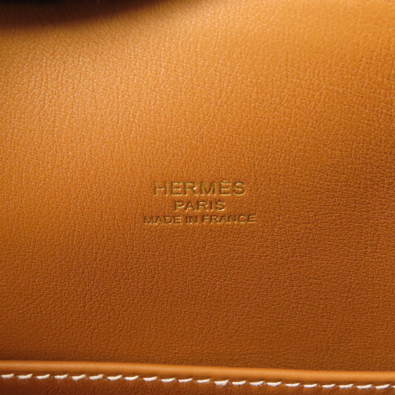 HERMES Epsom皮革Bolide 1923 Desordre 25金扣手挽肩背兩用袋37 Gold