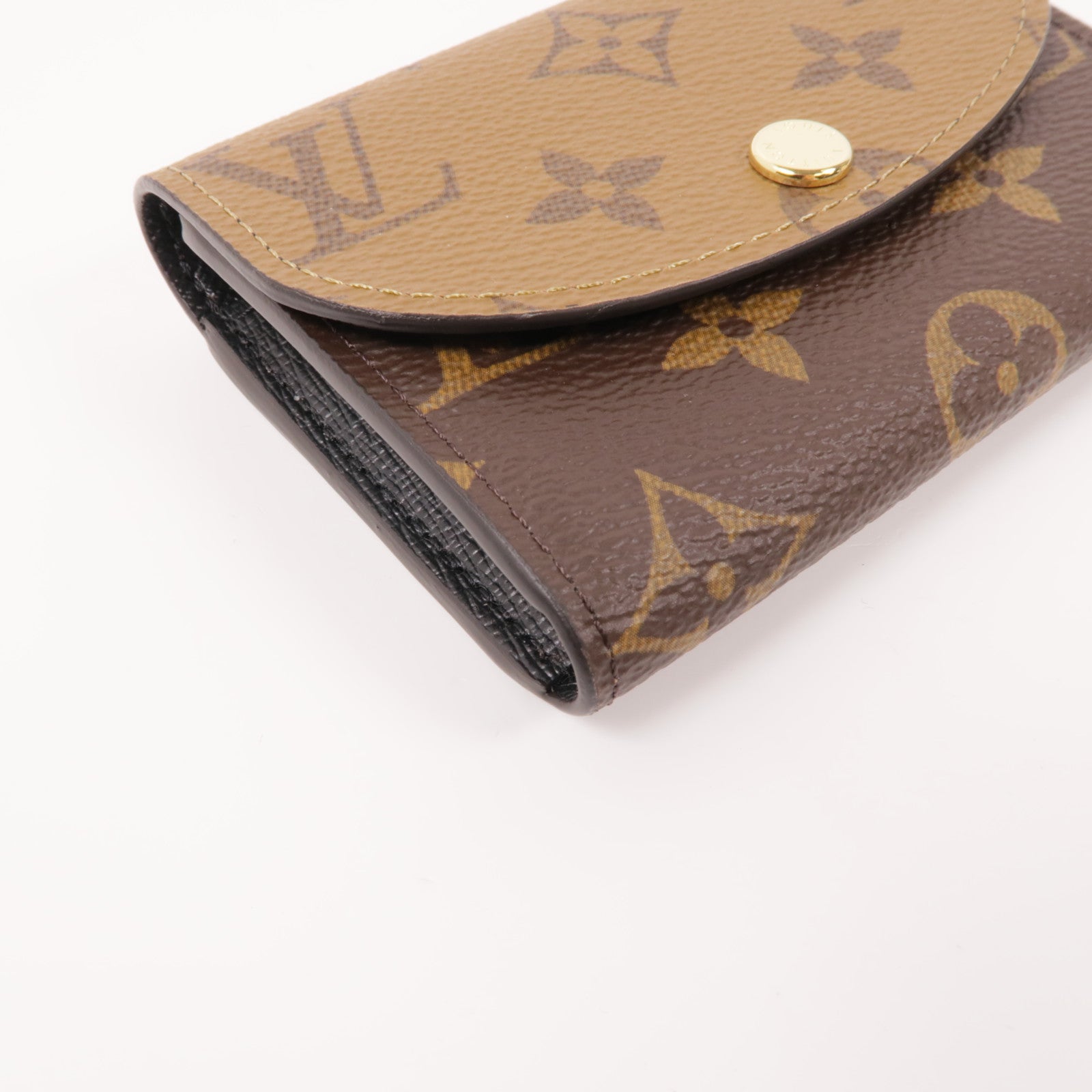 LOUIS VUITTON Monogram Reverse Rosalie Coin Purse金扣零錢包