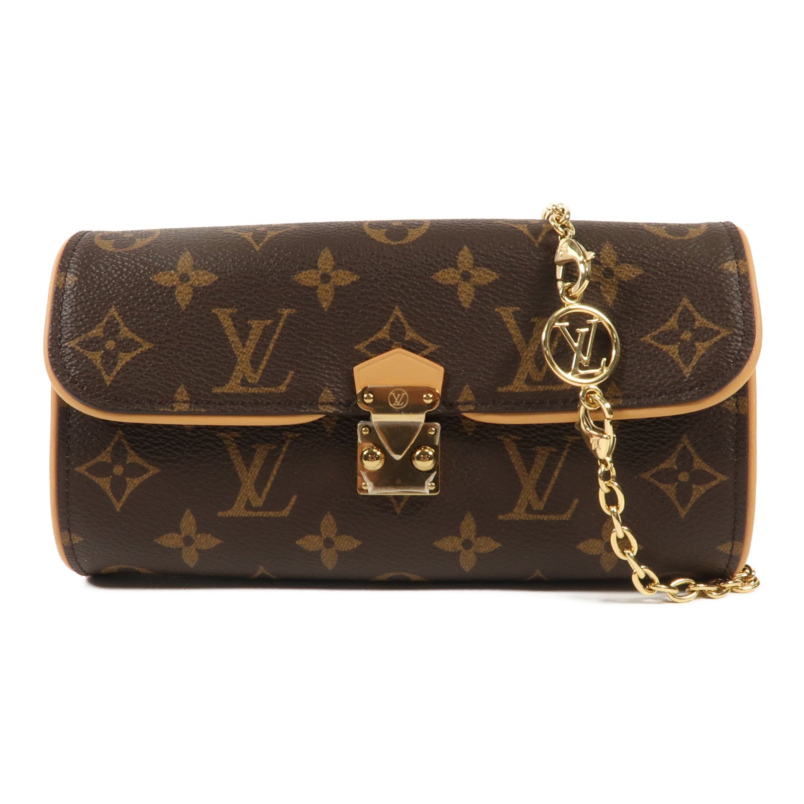 LOUIS VUITTON Monogram Pochette Camille金扣手挽肩背兩用袋