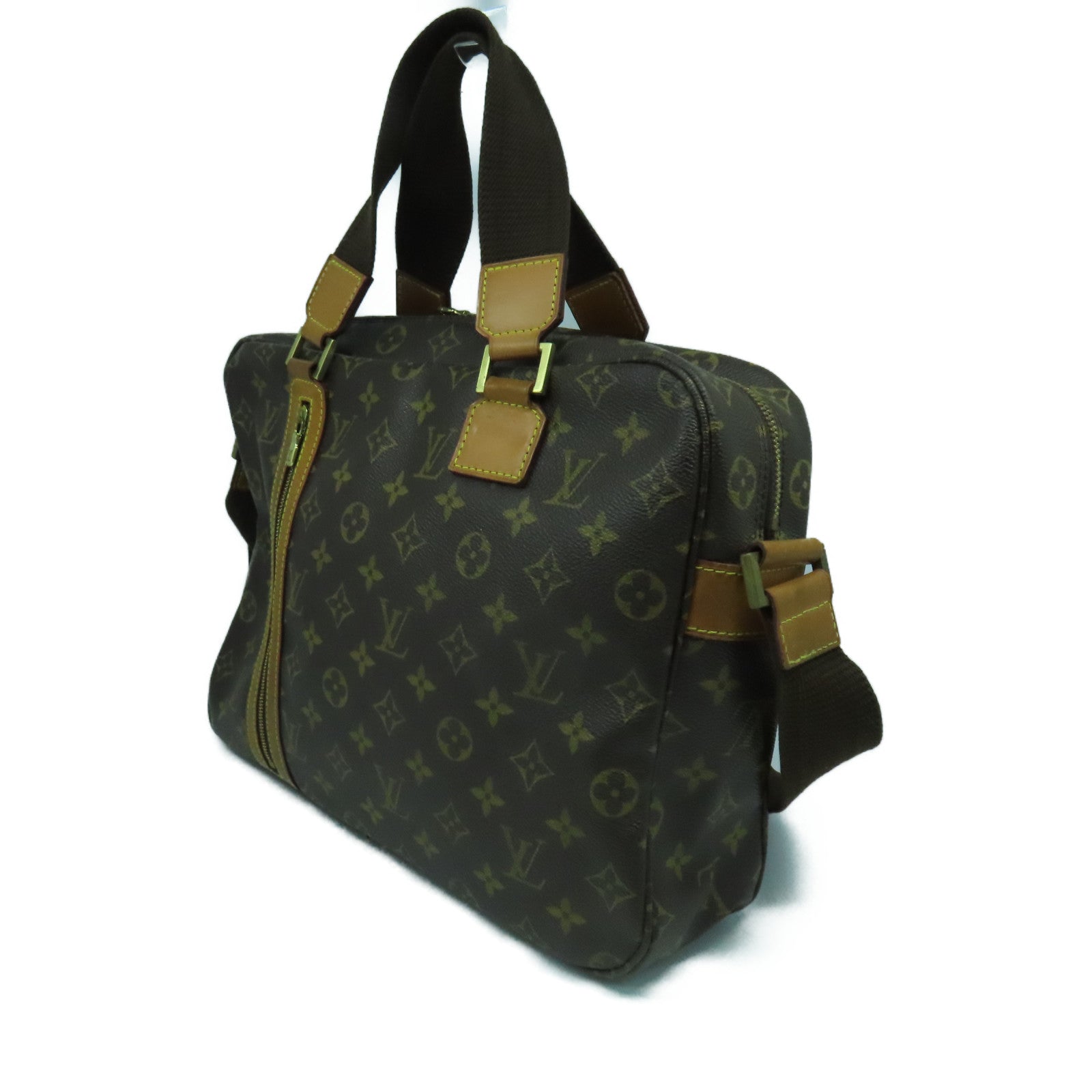 LOUIS VUITTON 【激減優惠】Monogram Sac Bosphore金扣手挽肩背兩用袋啡色