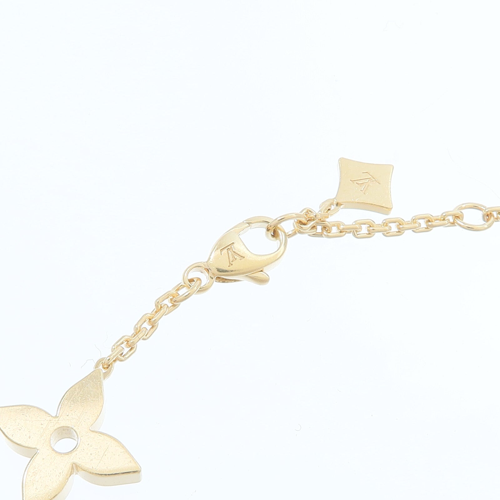 LOUIS VUITTON 18K黃金Idylle Blossom Monogram Bracelet鑽石手鏈