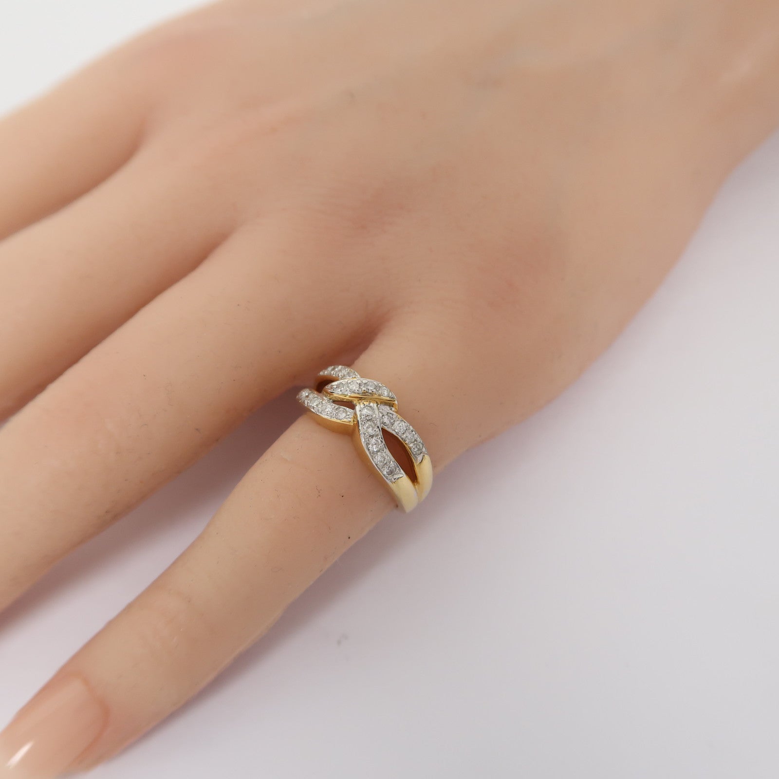 JEWELRY 【激減優惠】14K黃金Diamond Ring戒指US#3.5