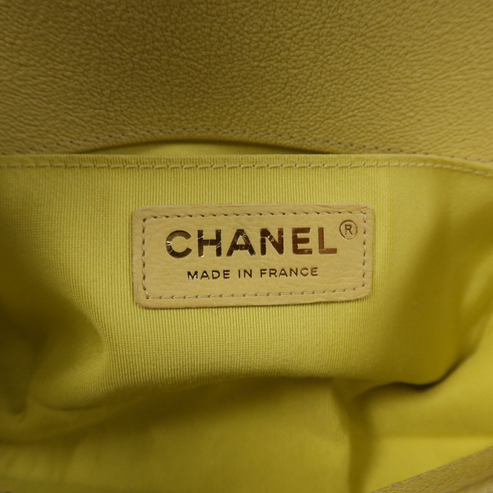 CHANEL 牛皮皮革Boy 20金扣鏈帶肩背袋