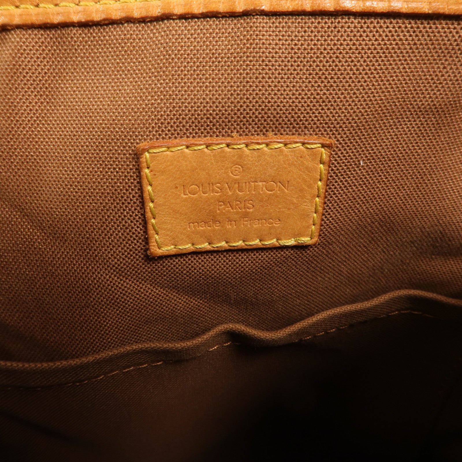 LOUIS VUITTON Monogram Batignolles金扣手挽袋