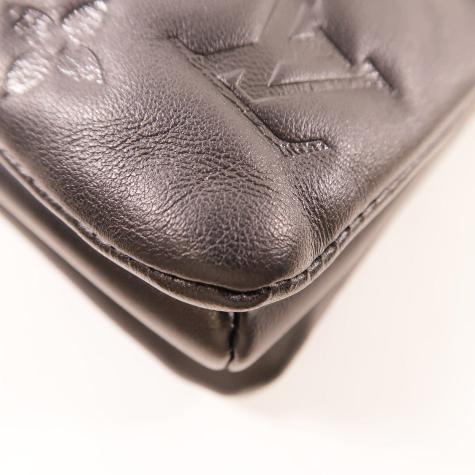 LOUIS VUITTON LV GHW Coussin 2 Way Shoulder Handbag M21259 Monogram Embossed