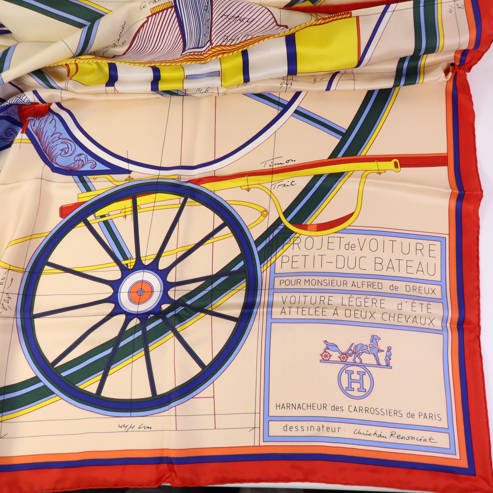HERMES 絲質Scarf 140X140絲巾