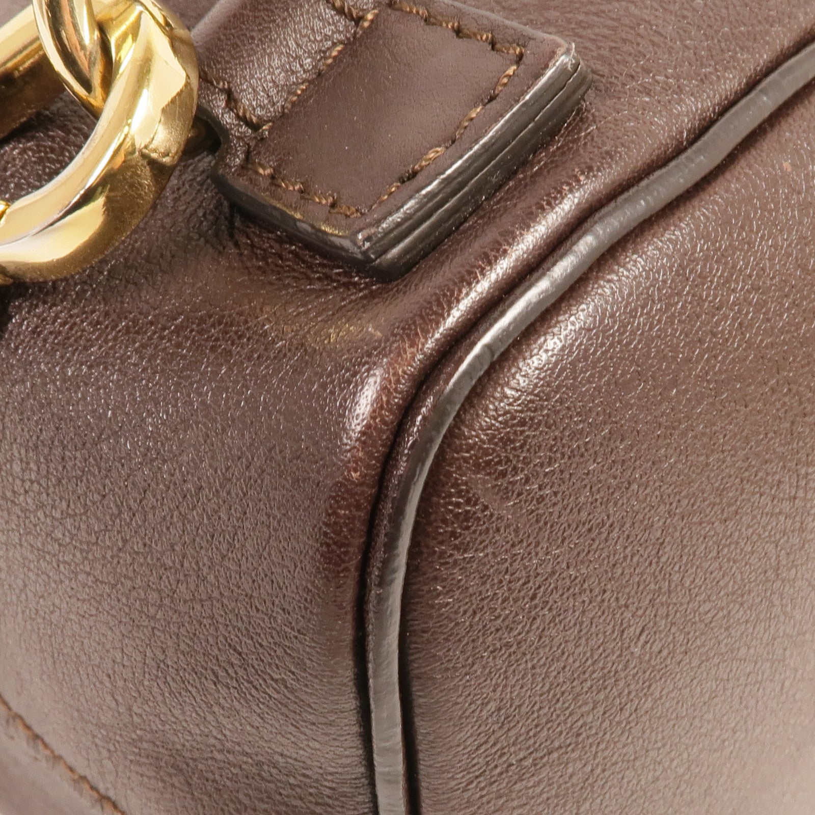 Chloe 牛皮皮革/麂皮皮革Faye Backpack金扣背包肩背兩用袋