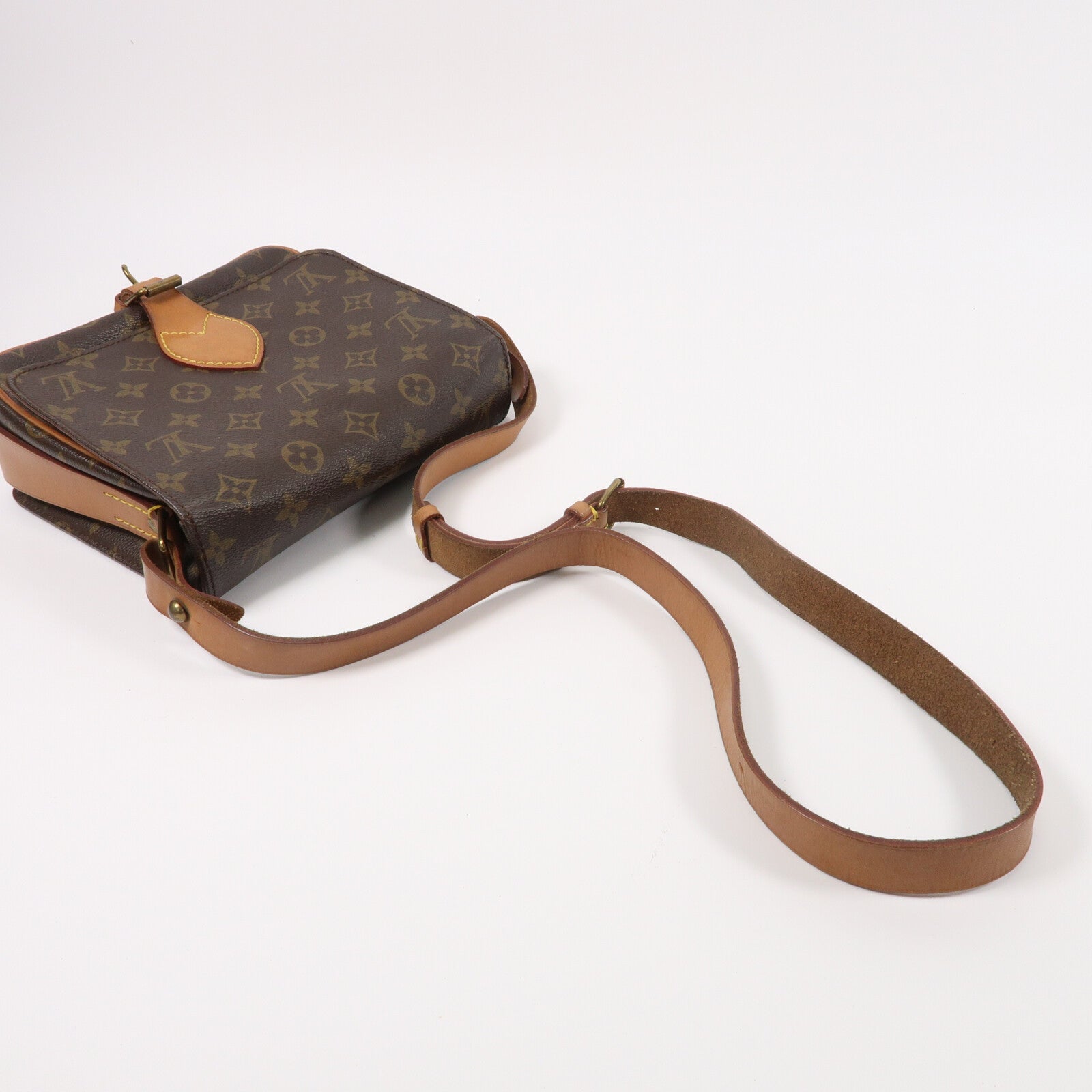 LOUIS VUITTON Monogram Cartouchiere MM肩背袋
