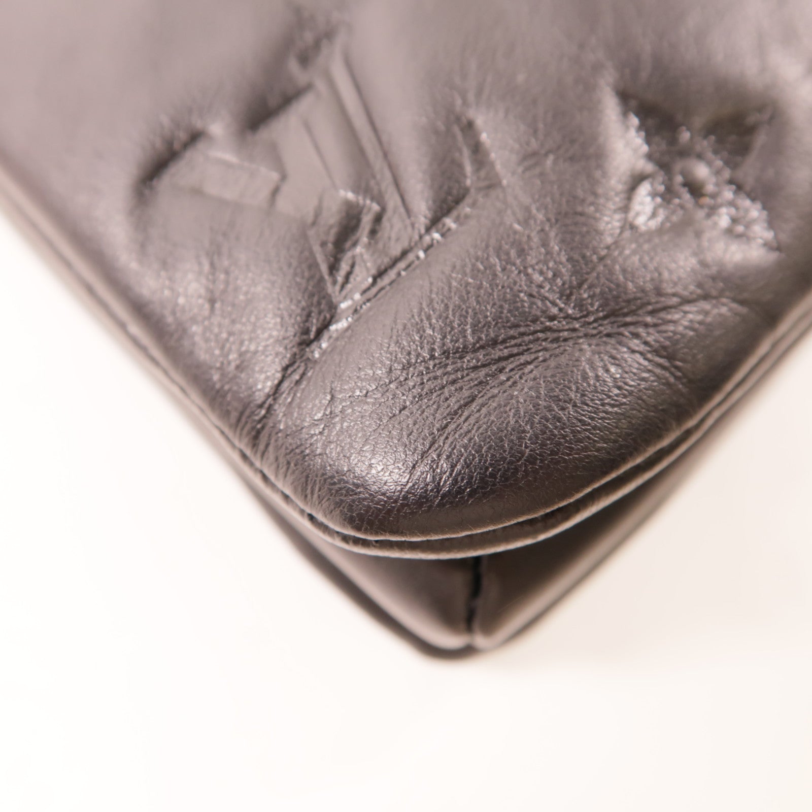 LOUIS VUITTON LV GHW Coussin 2 Way Shoulder Handbag M21259 Monogram Embossed