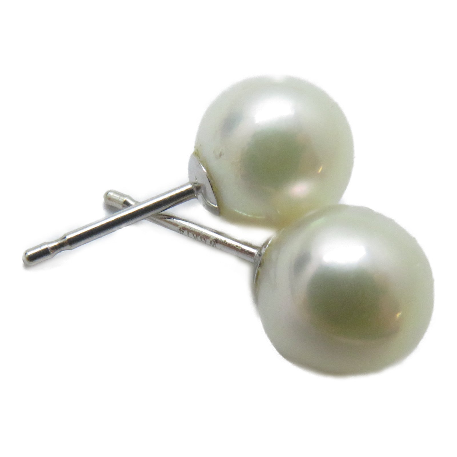 JEWELRY 18K白金Pearl Earrings珍珠耳環
