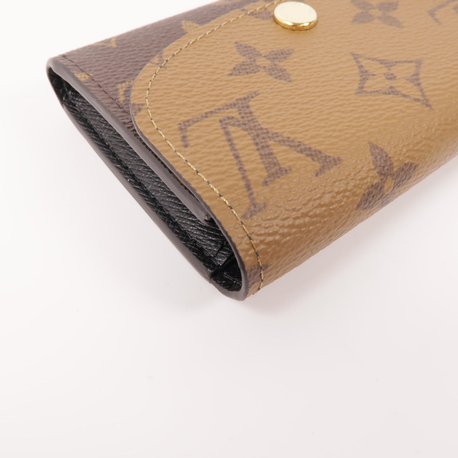 LOUIS VUITTON Monogram Reverse Rosalie Coin Purse金扣零錢包