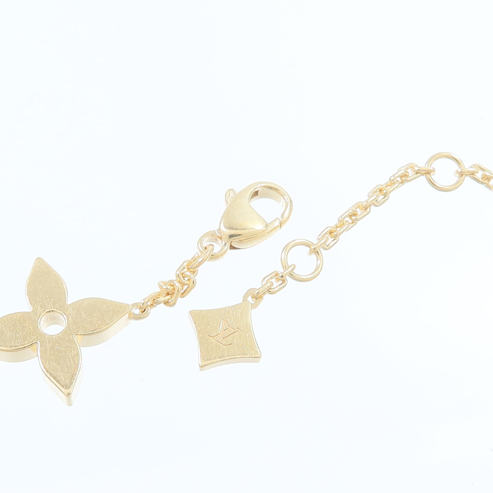 LOUIS VUITTON 18K黃金Idylle Blossom Monogram Bracelet鑽石手鏈
