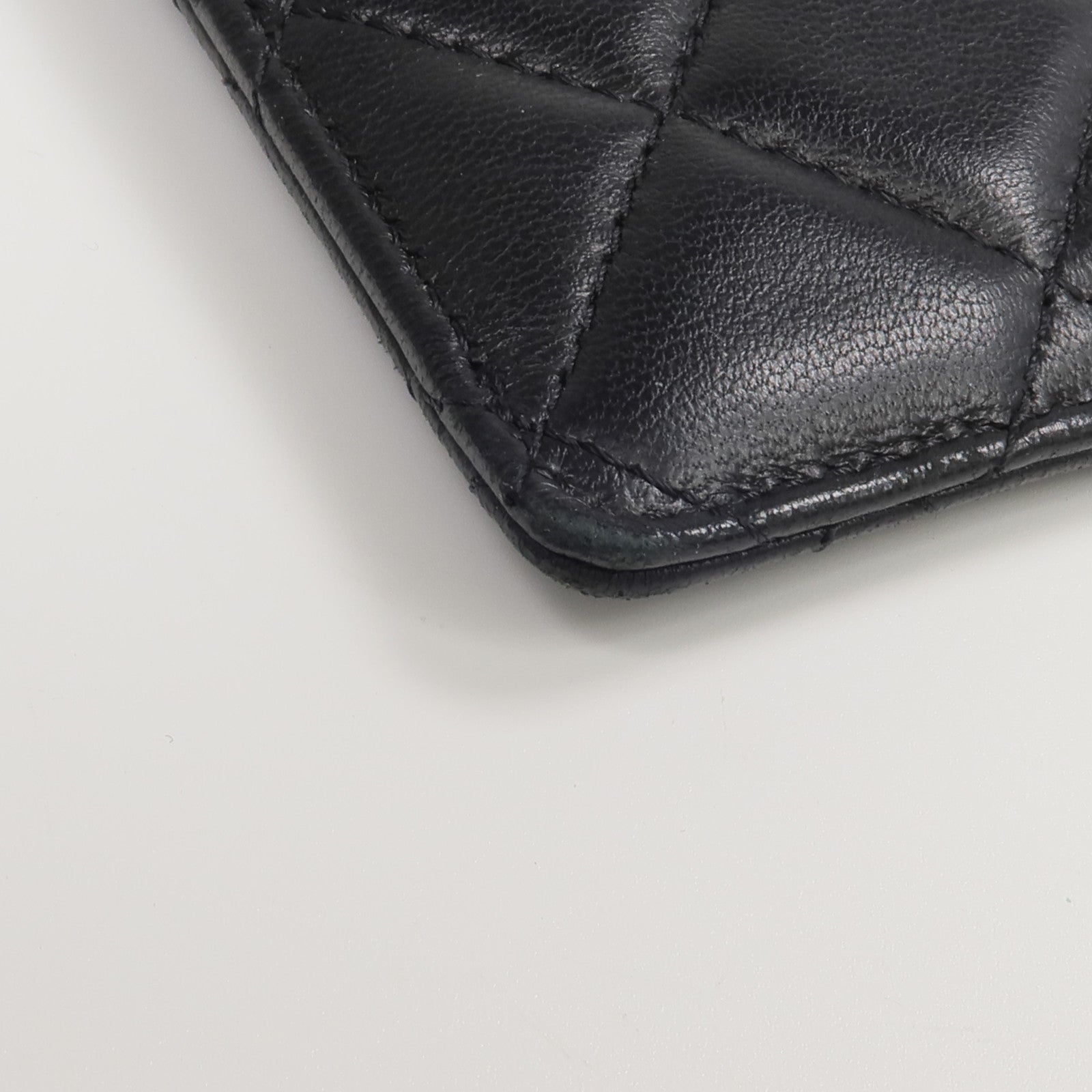 CHANEL 羊皮皮革Card Holder鏈帶卡片套