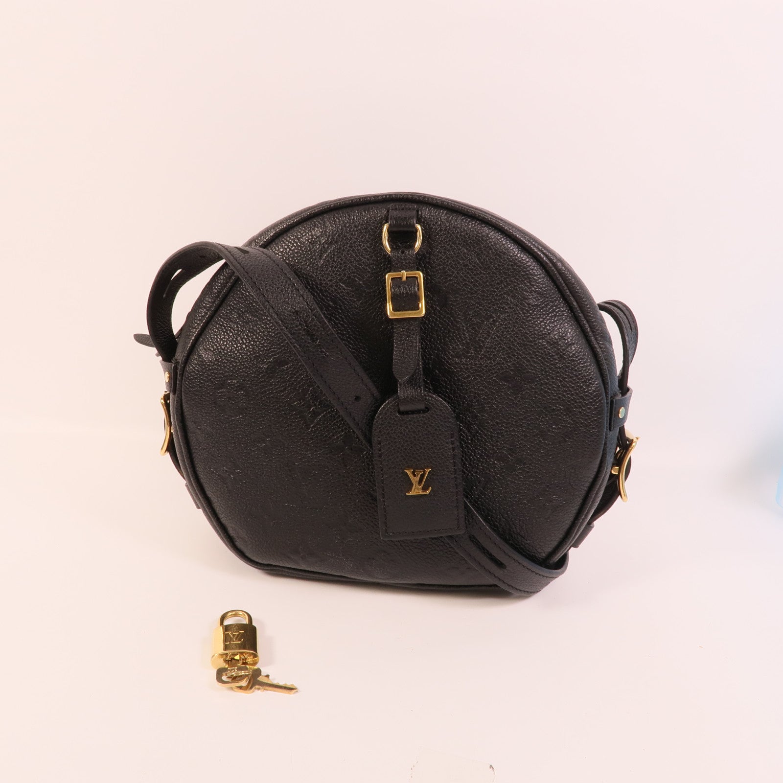 LOUIS VUITTON Monogram Empreinte Boite Chapeau Souple肩背袋