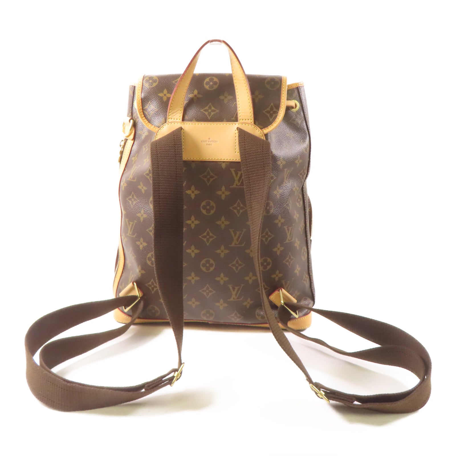 LOUIS VUITTON Monogram Sac Bosphore金扣背包啡色