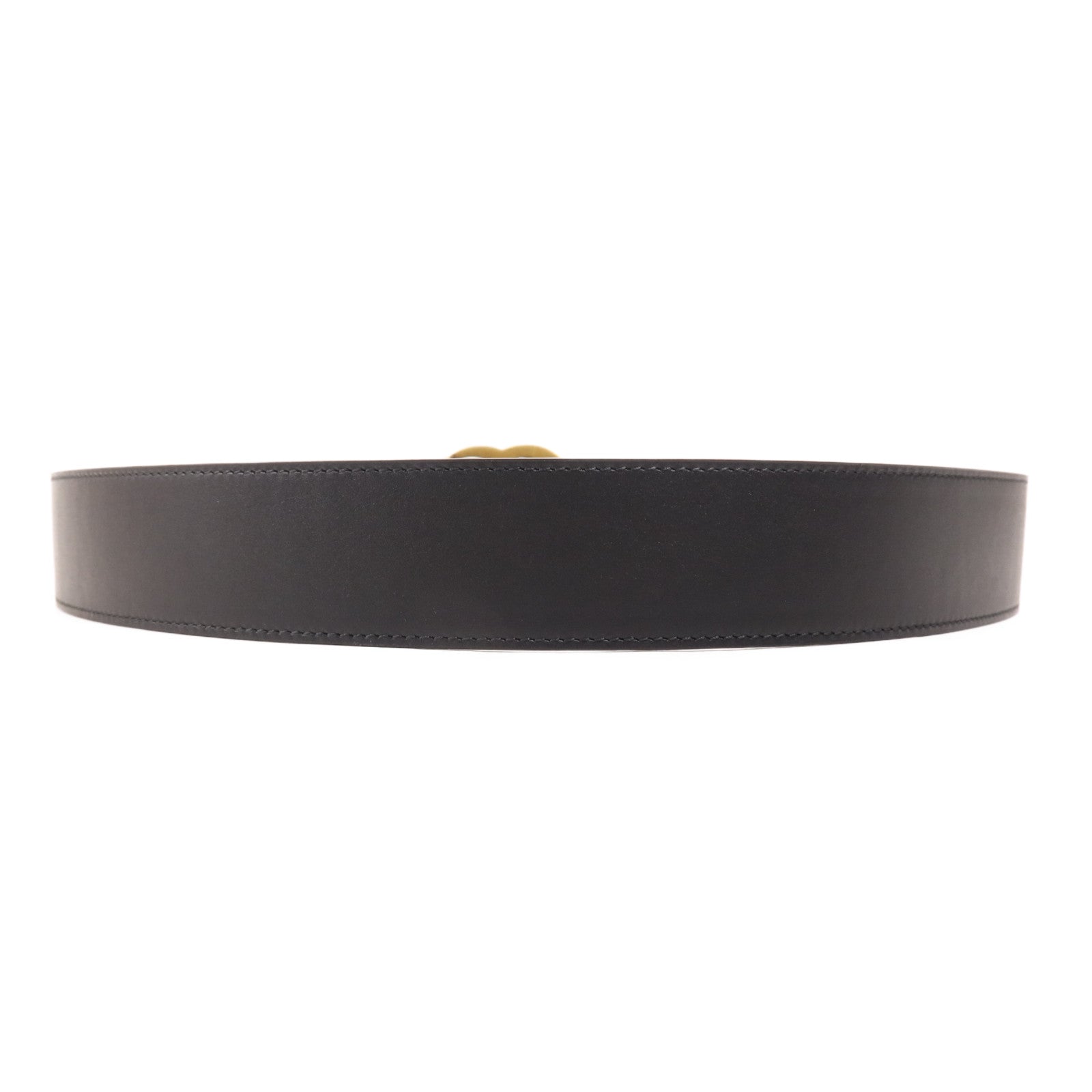 GUCCI 牛皮皮革Belt金扣皮帶