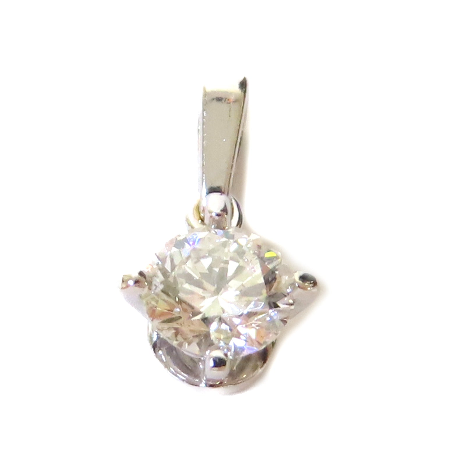 JEWELRY 18K白金/0.35ct鑽石Diamond Pendant Top吊墜頭扣