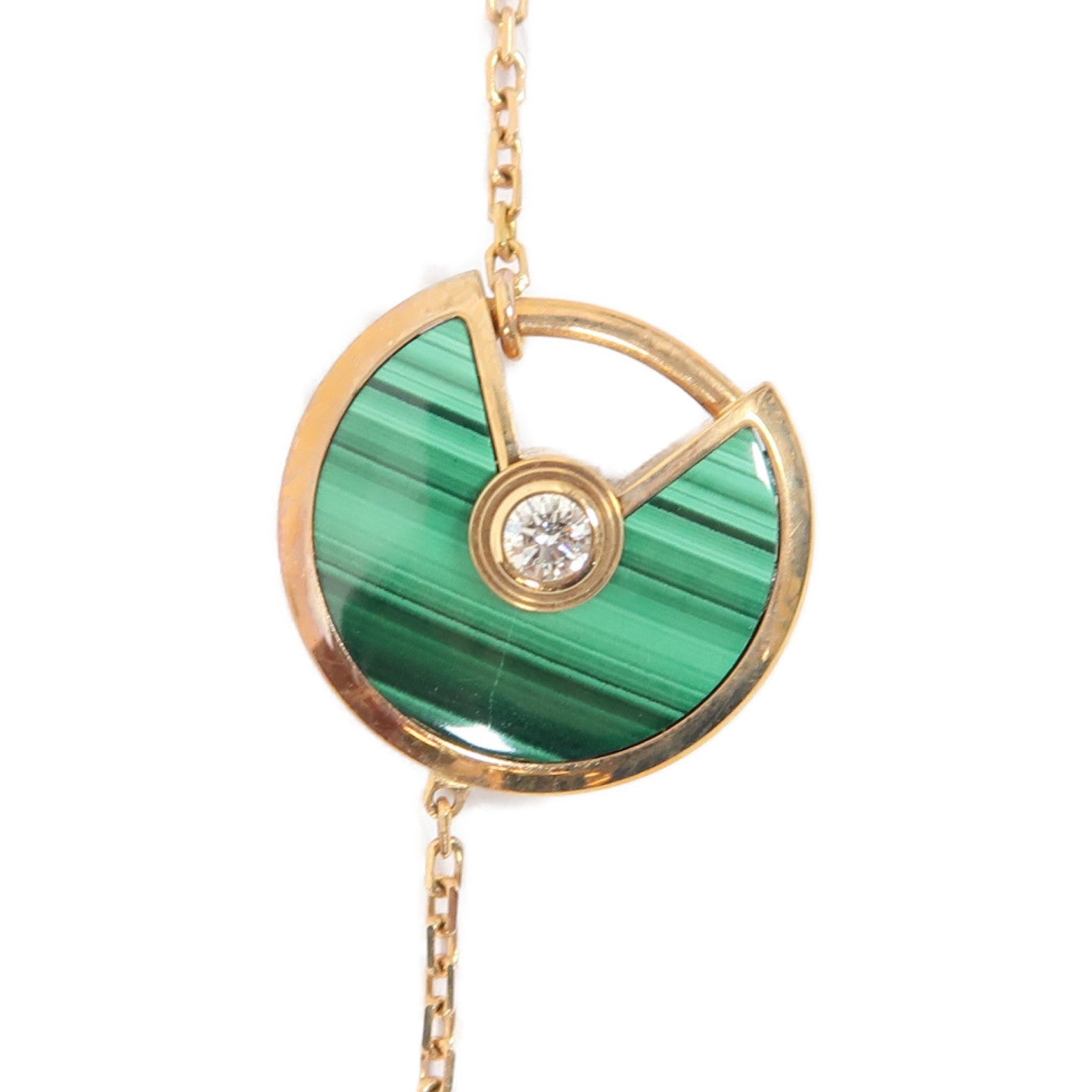 CARTIER 18K黃金Bracelet手鏈綠色/金色