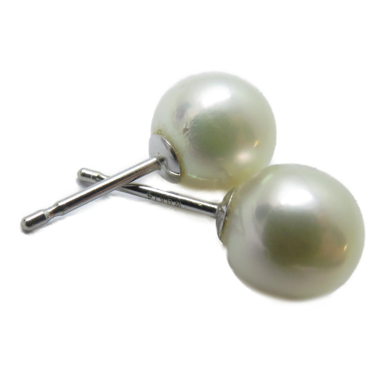 JEWELRY 18K白金Pearl Earrings珍珠耳環