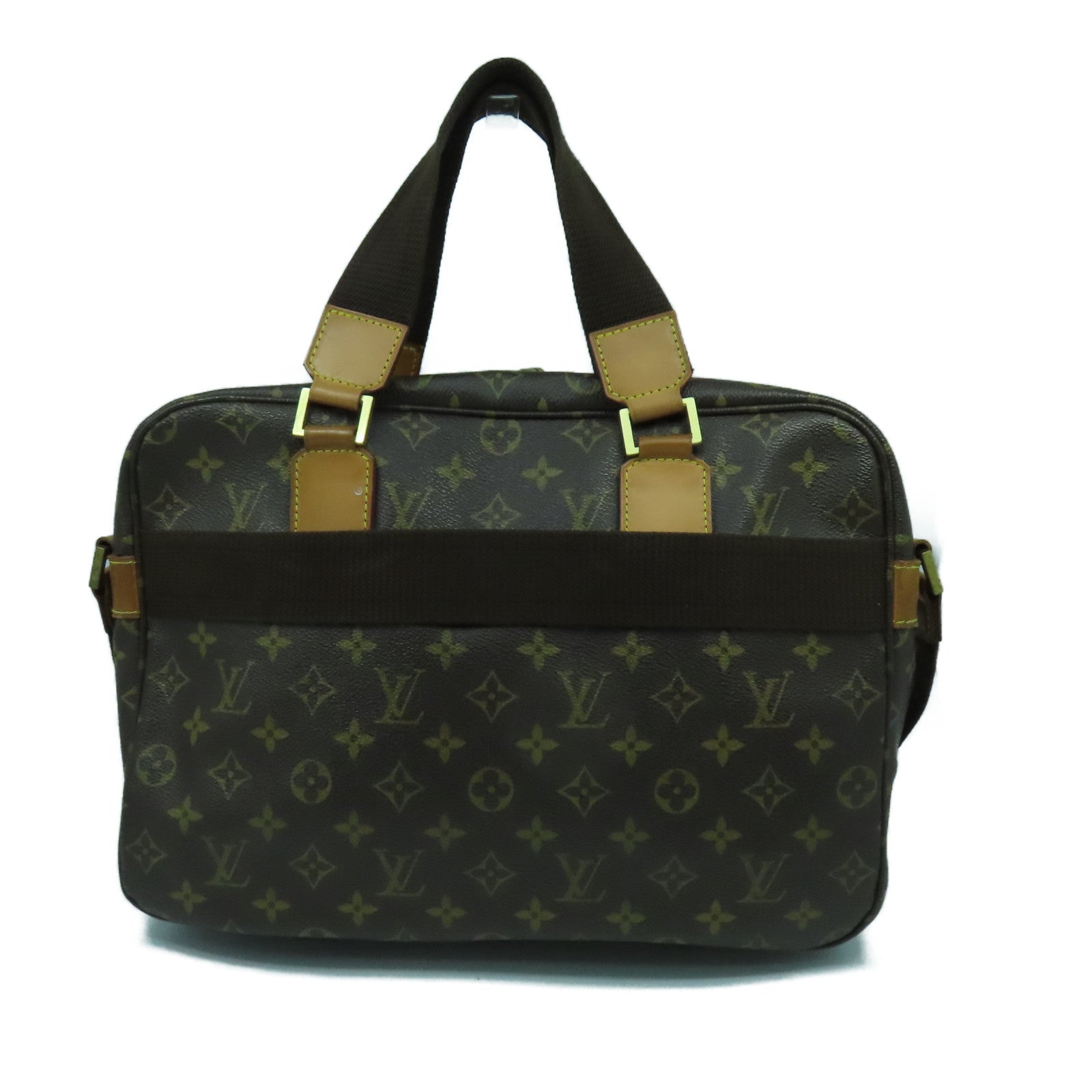 LOUIS VUITTON 【激減優惠】Monogram Sac Bosphore金扣手挽肩背兩用袋啡色
