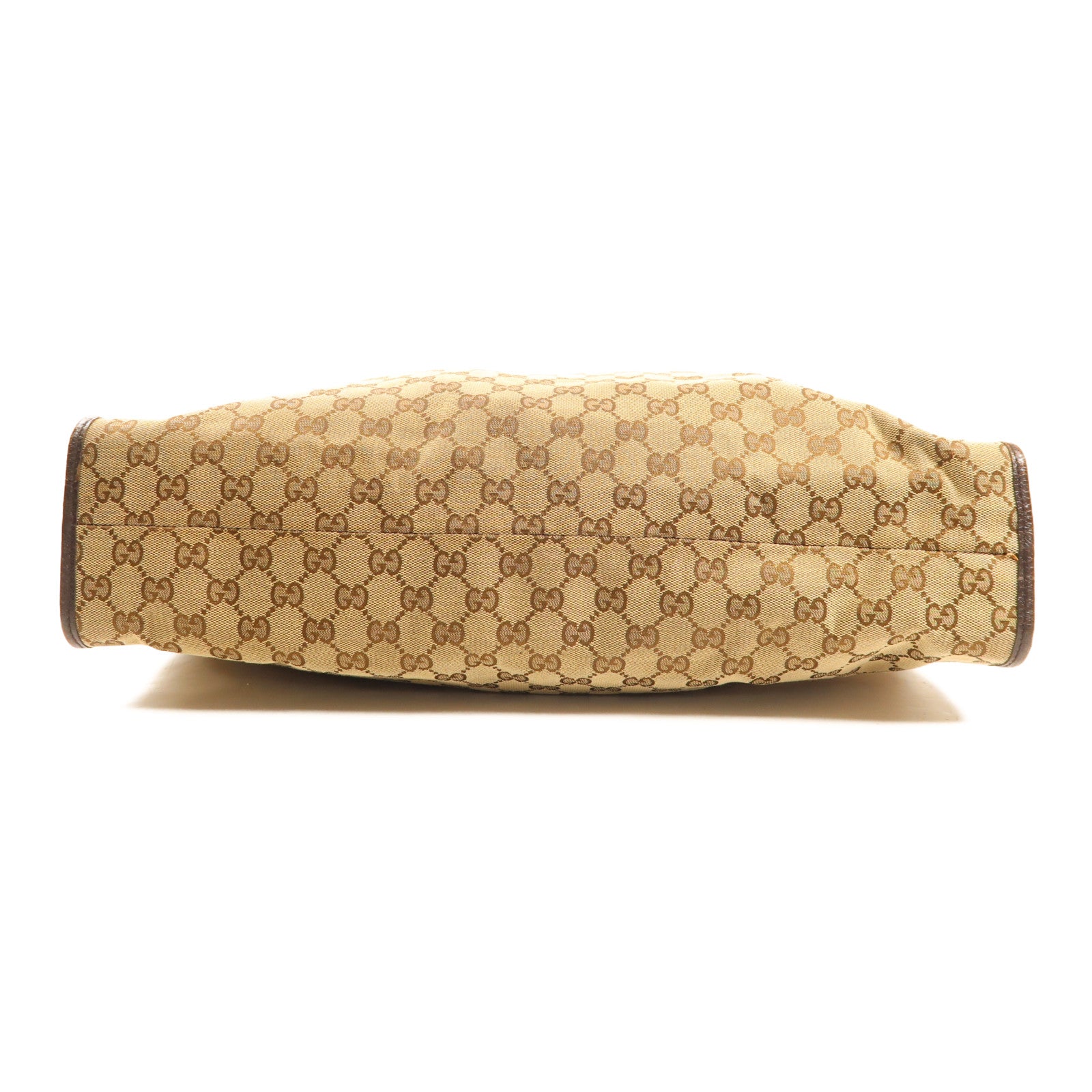 GUCCI 帆布Shoulder Tote銀扣肩背袋/手挽袋